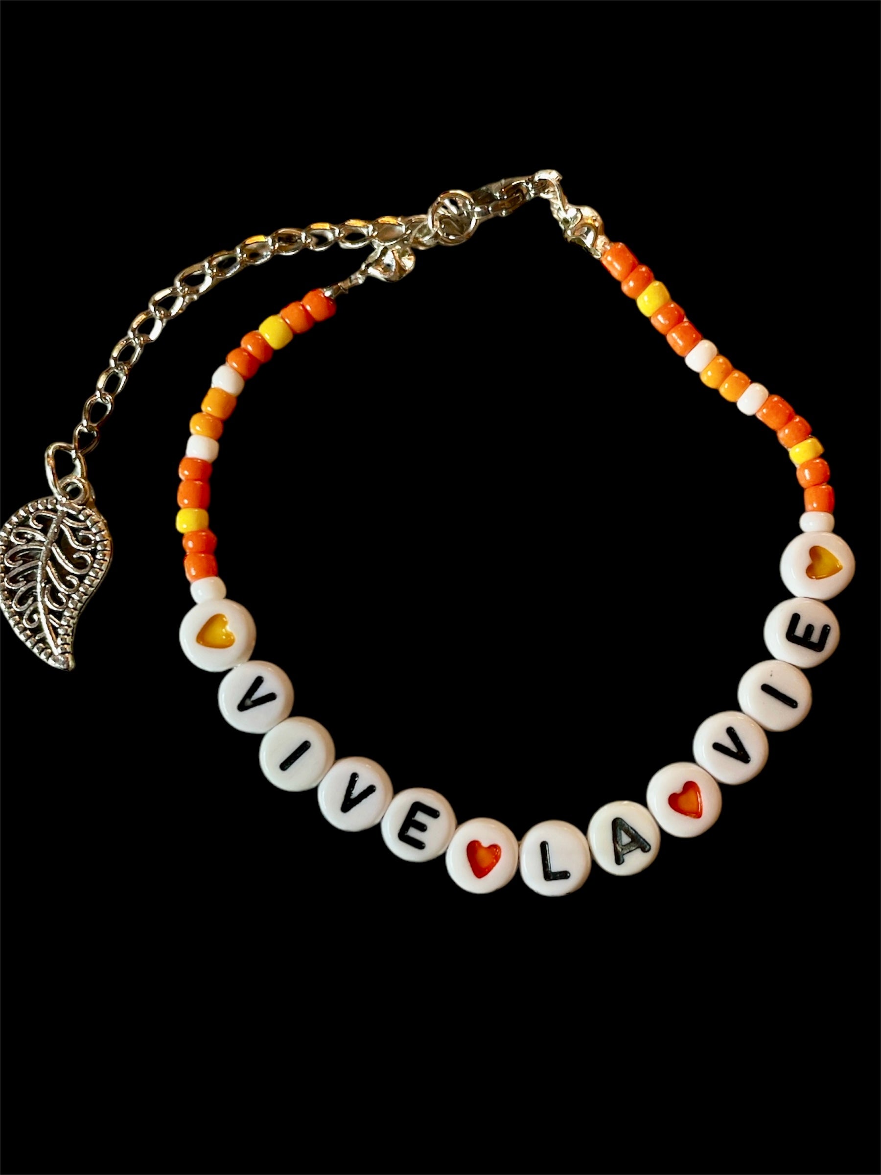 Bracelet perles Heishi « Vive la vie »
