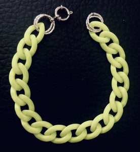 Bracelet petits maillons modèle « Jade2 »