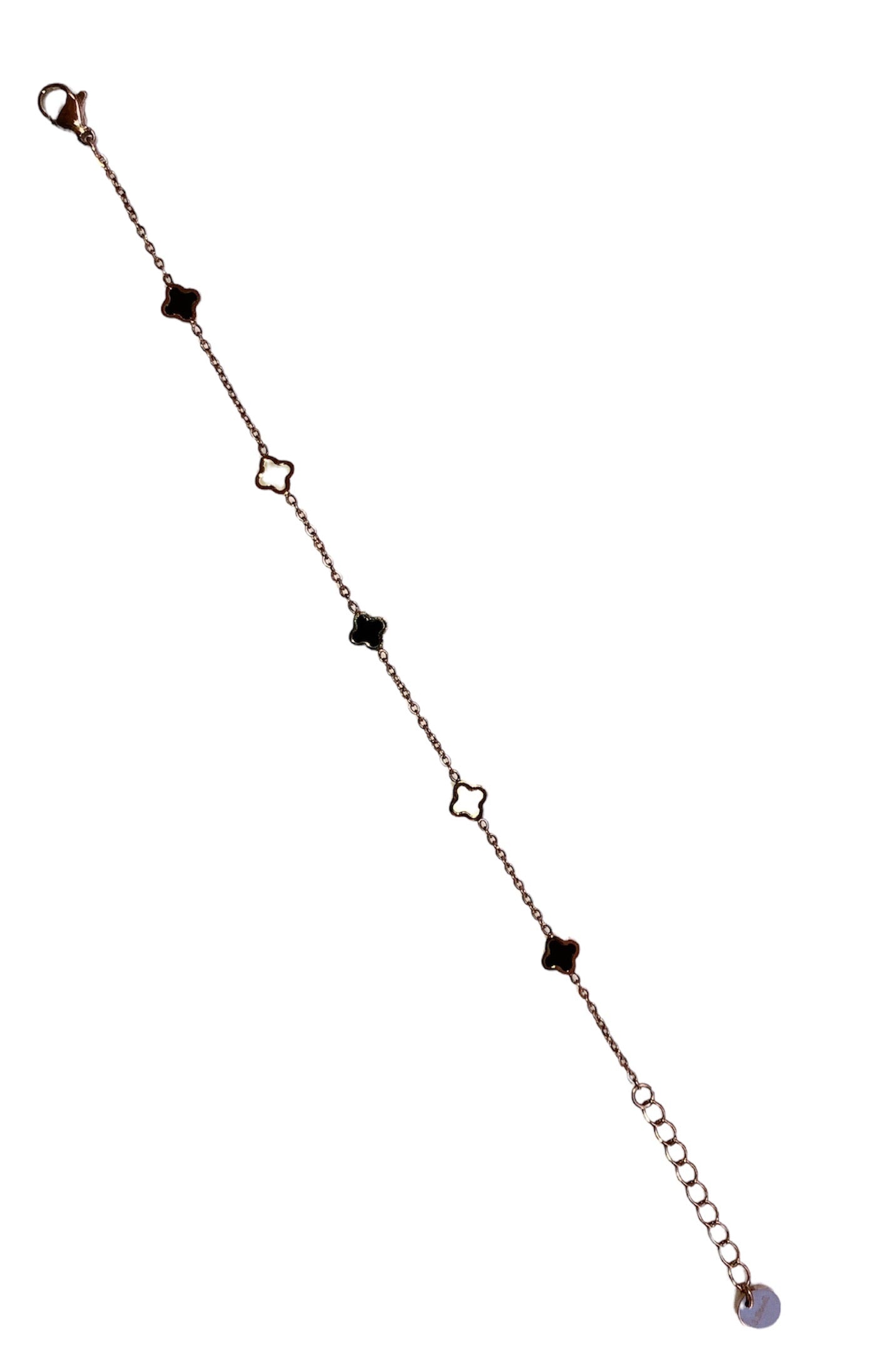 Collier et/ou bracelet motif « Trèfles »