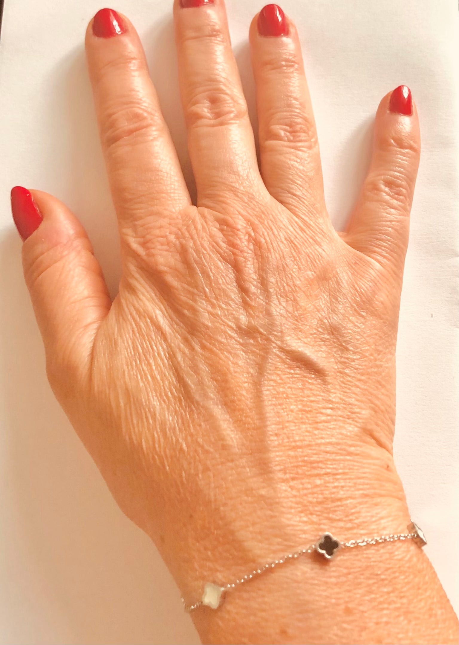 Collier et/ou bracelet motif « Trèfles »