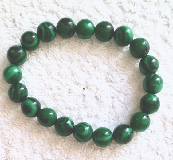 Bracelet en pierre « Malachite »