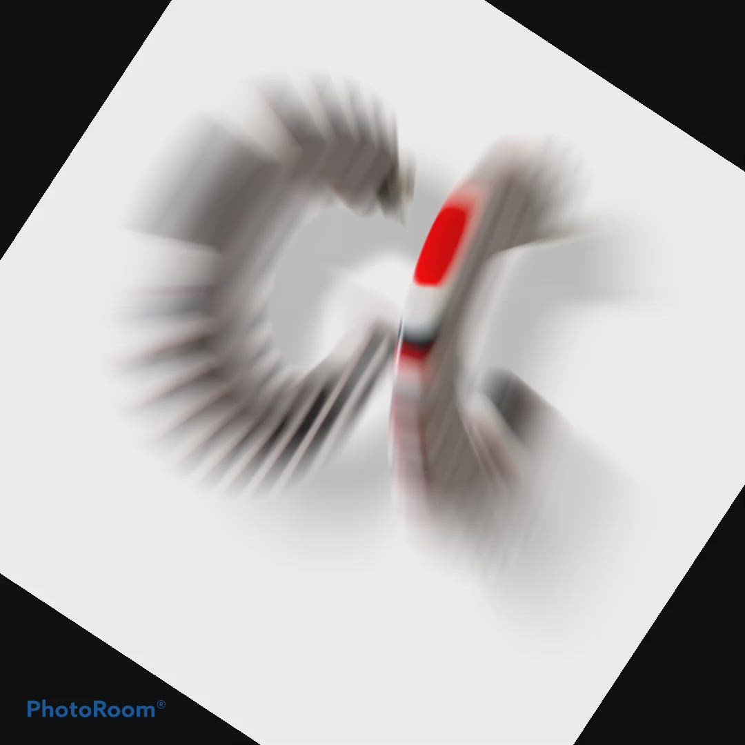 Créoles rayées rouge et noir