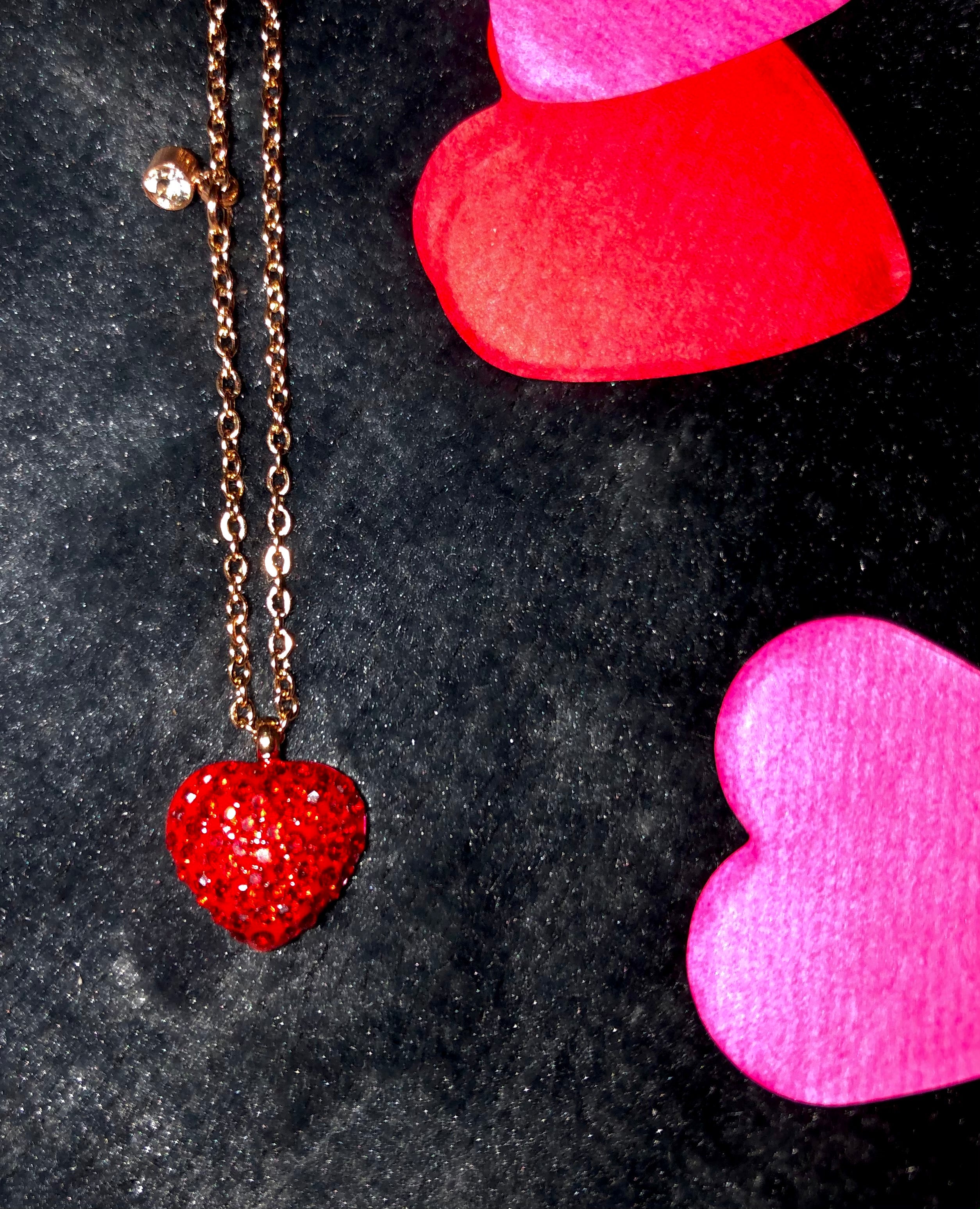 Pendentif « Coeur Rouge »