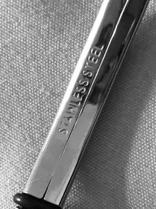 Bracelet acier 316 et cuir synthétique