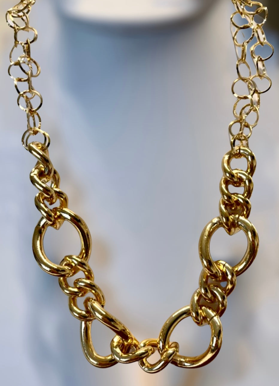 Collier en argent 925, plaqué or