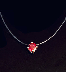 Pendentif 1 Brillant sur fil de nylon