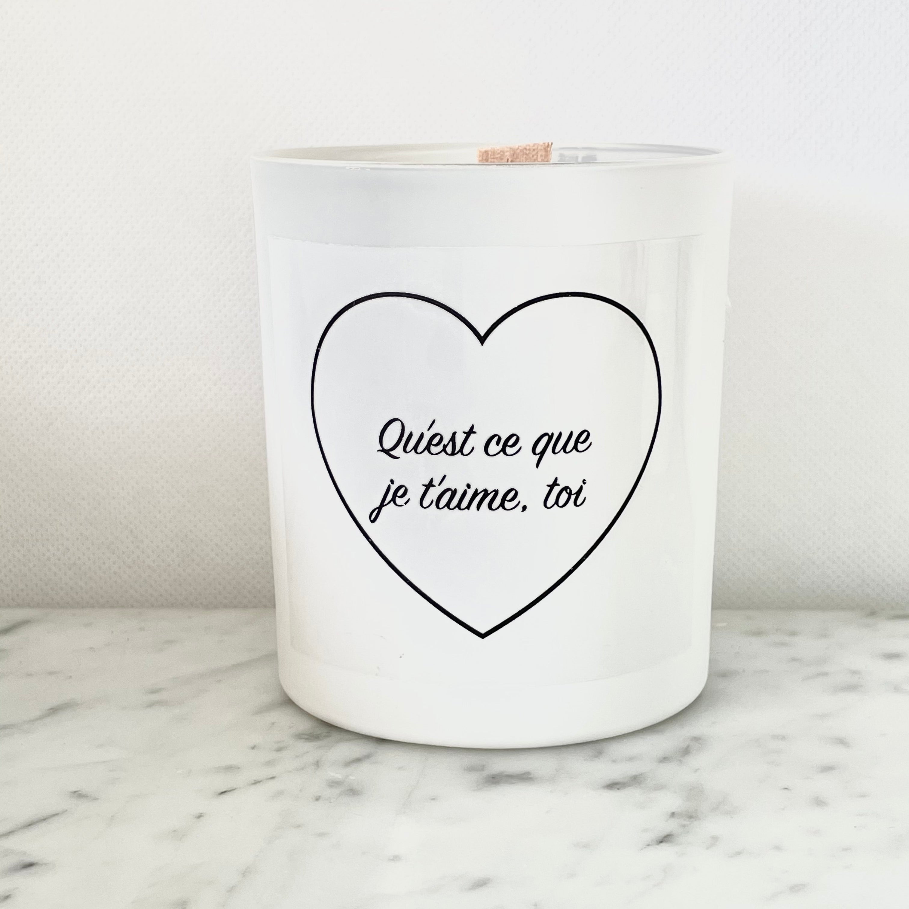 Bougie-Message (avec ou sans bijou inclus : voir les options possibles)