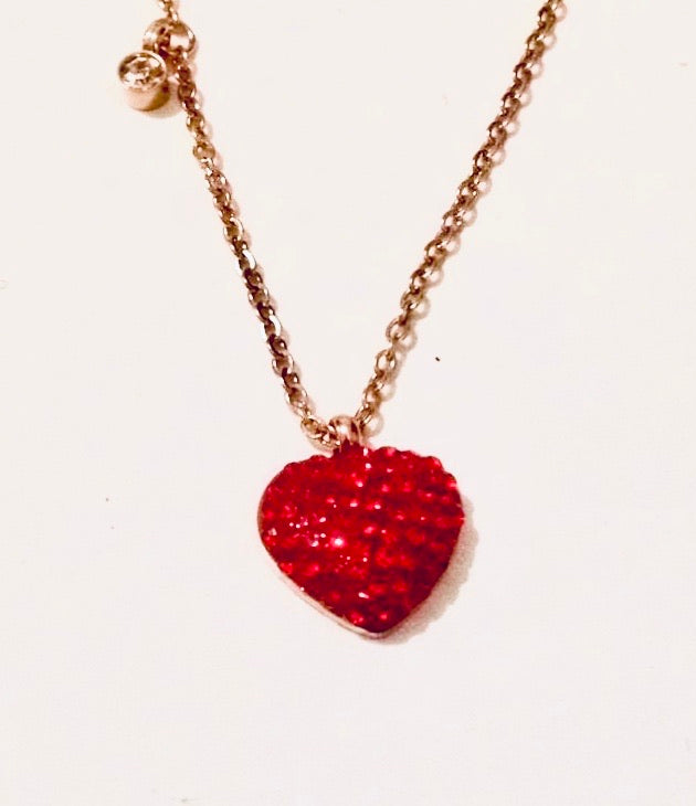 Pendentif « Coeur Rouge »