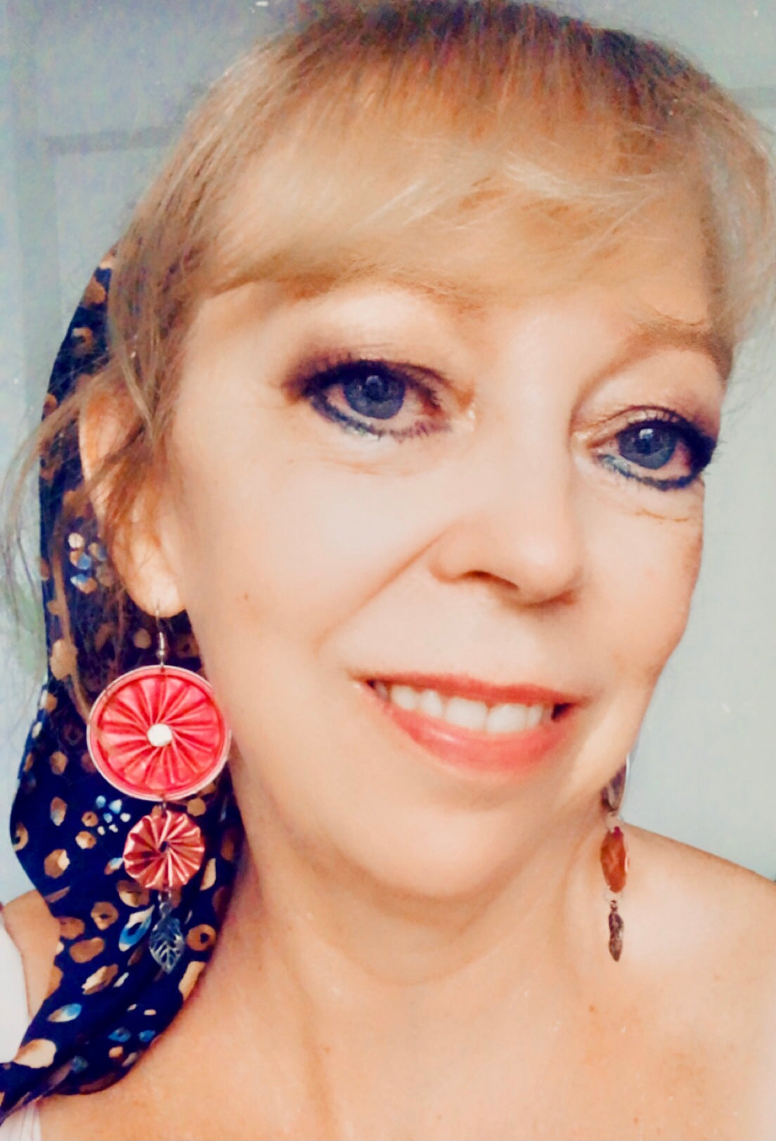 Boucles d’oreilles rose vif
