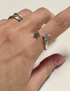 Bagues réglables en argent 925