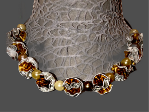 Collier « Boules Fleurs »