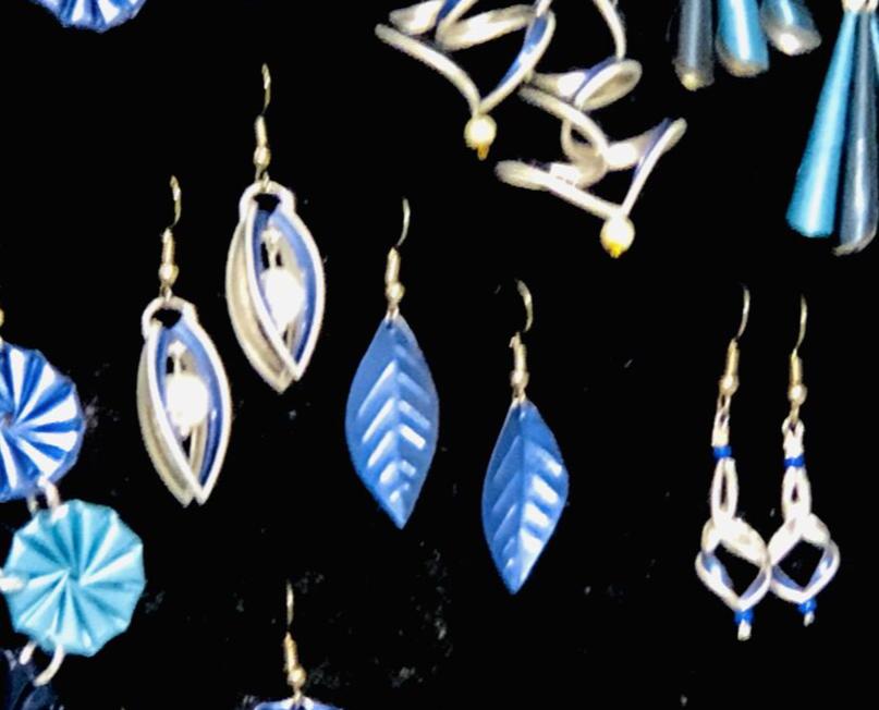 Boucles d’oreilles forme « Feuille »
