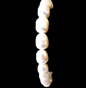 Bracelet perles d’eau douce blanches
