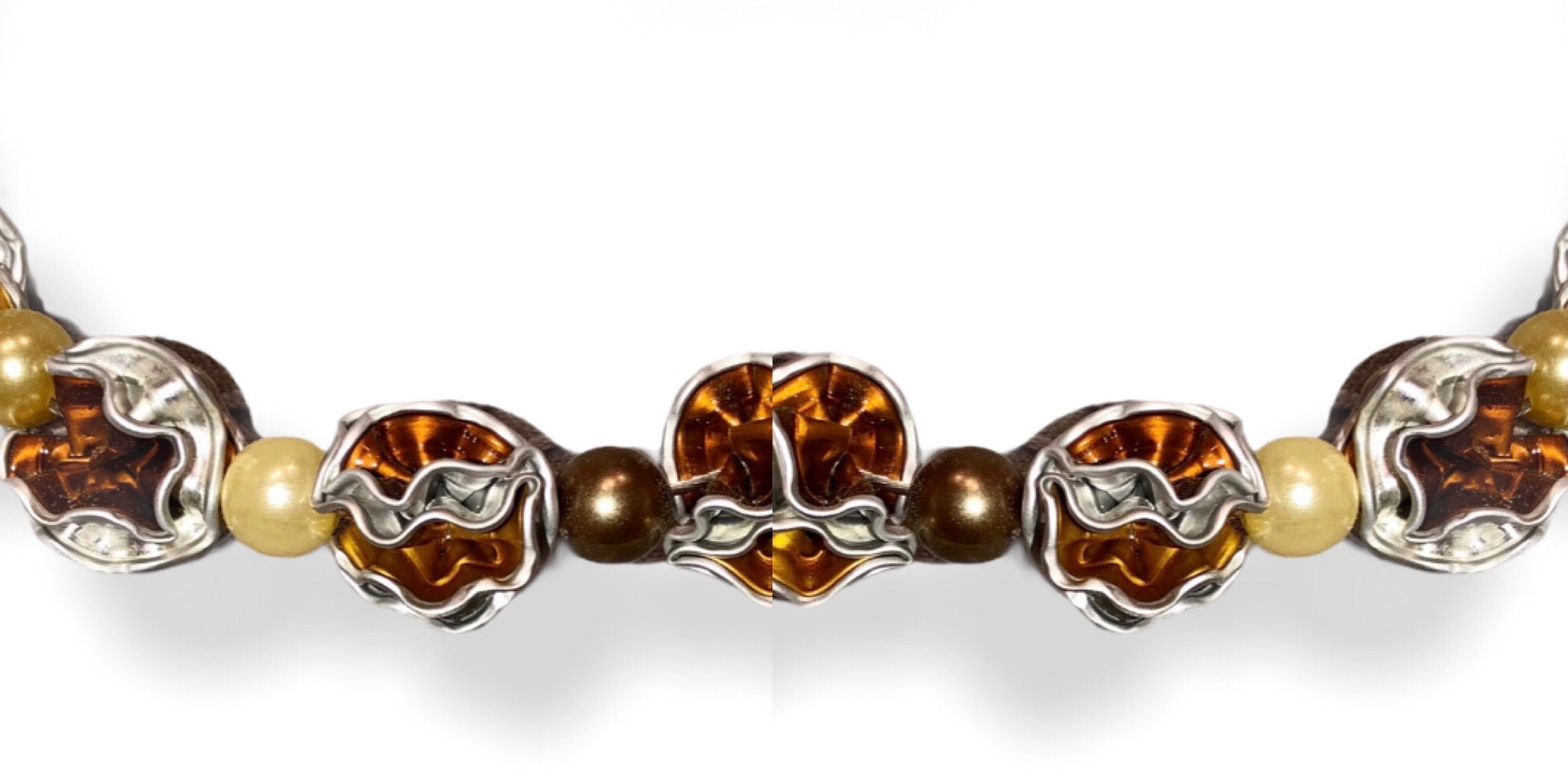 Collier « Boules Fleurs »