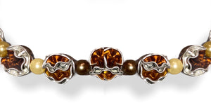 Collier « Boules Fleurs »