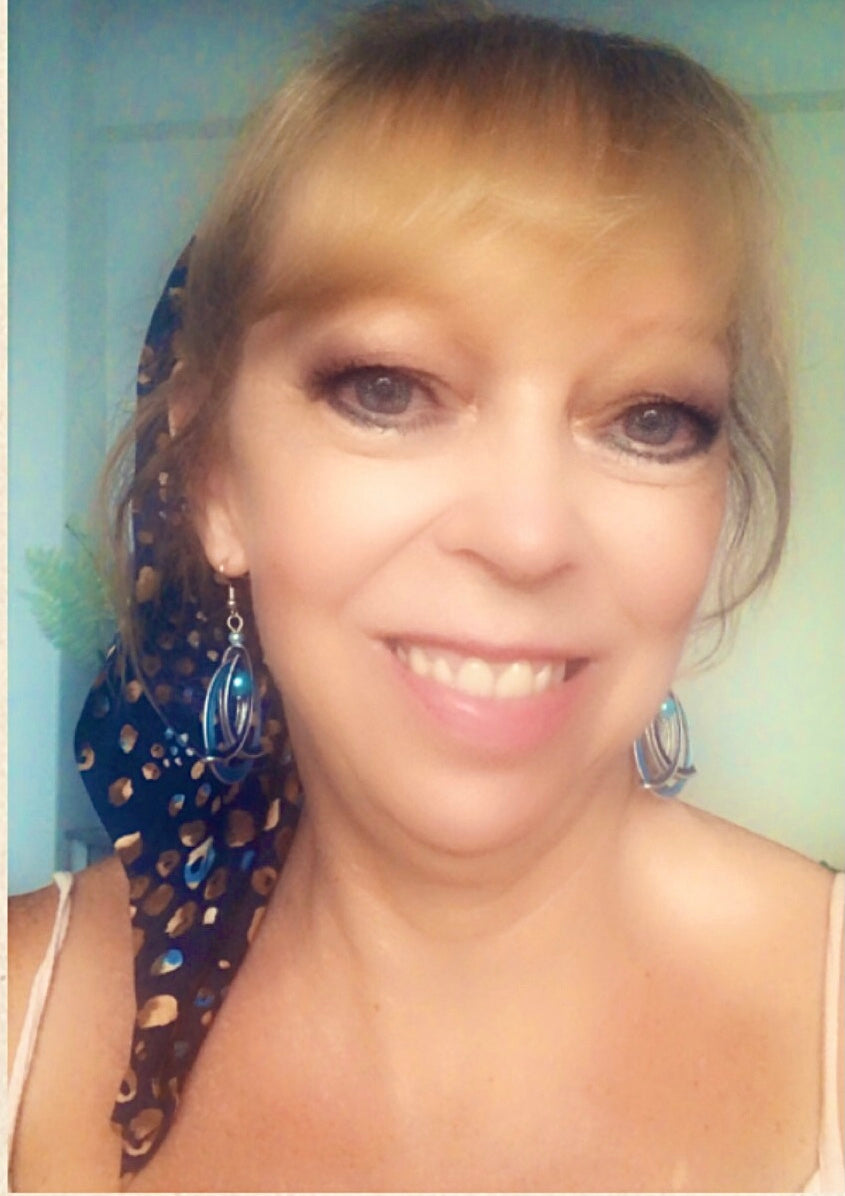 Boucles d’oreilles turquoise et perle