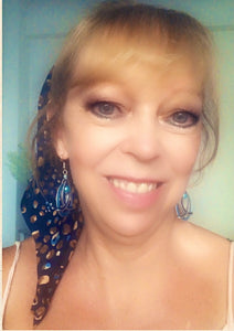 Boucles d’oreilles turquoise et perle