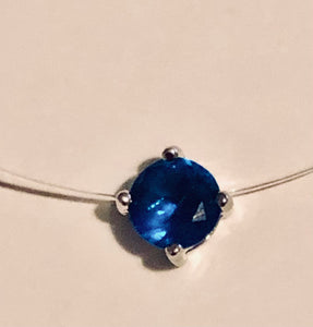 Pendentif 1 Brillant sur fil de nylon