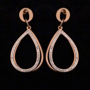 Boucles d’oreilles double cercle