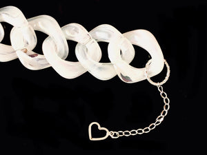Bracelet blanc « Alicia »