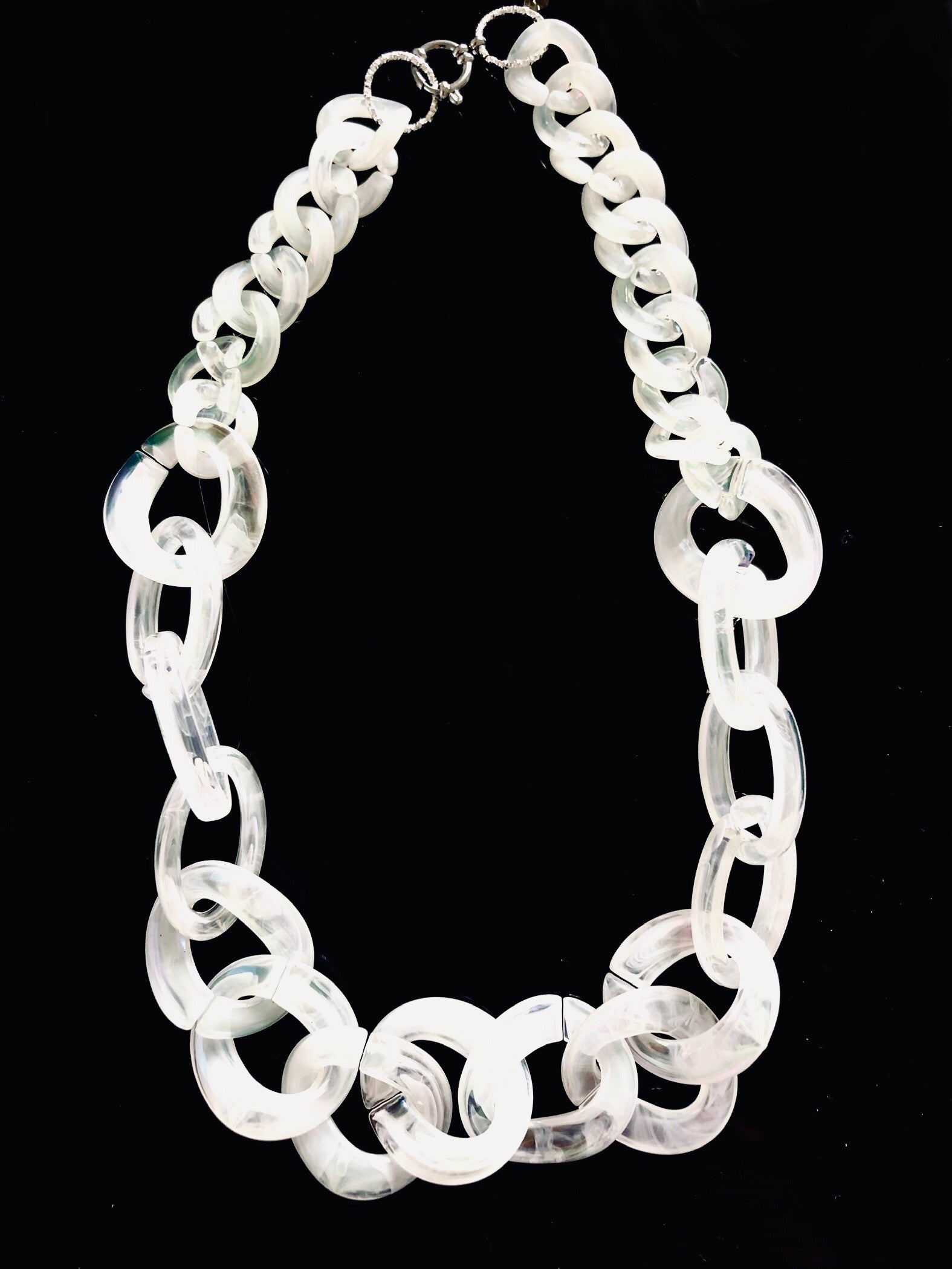 Collier blanc « Alicia »