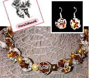 Collier « Boules Fleurs »