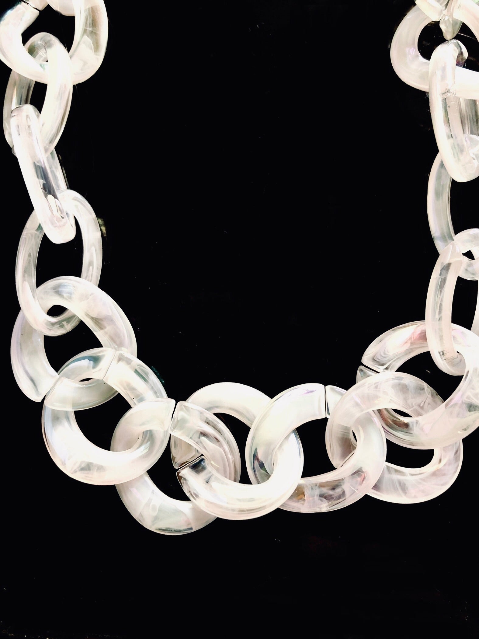 Collier blanc « Alicia »