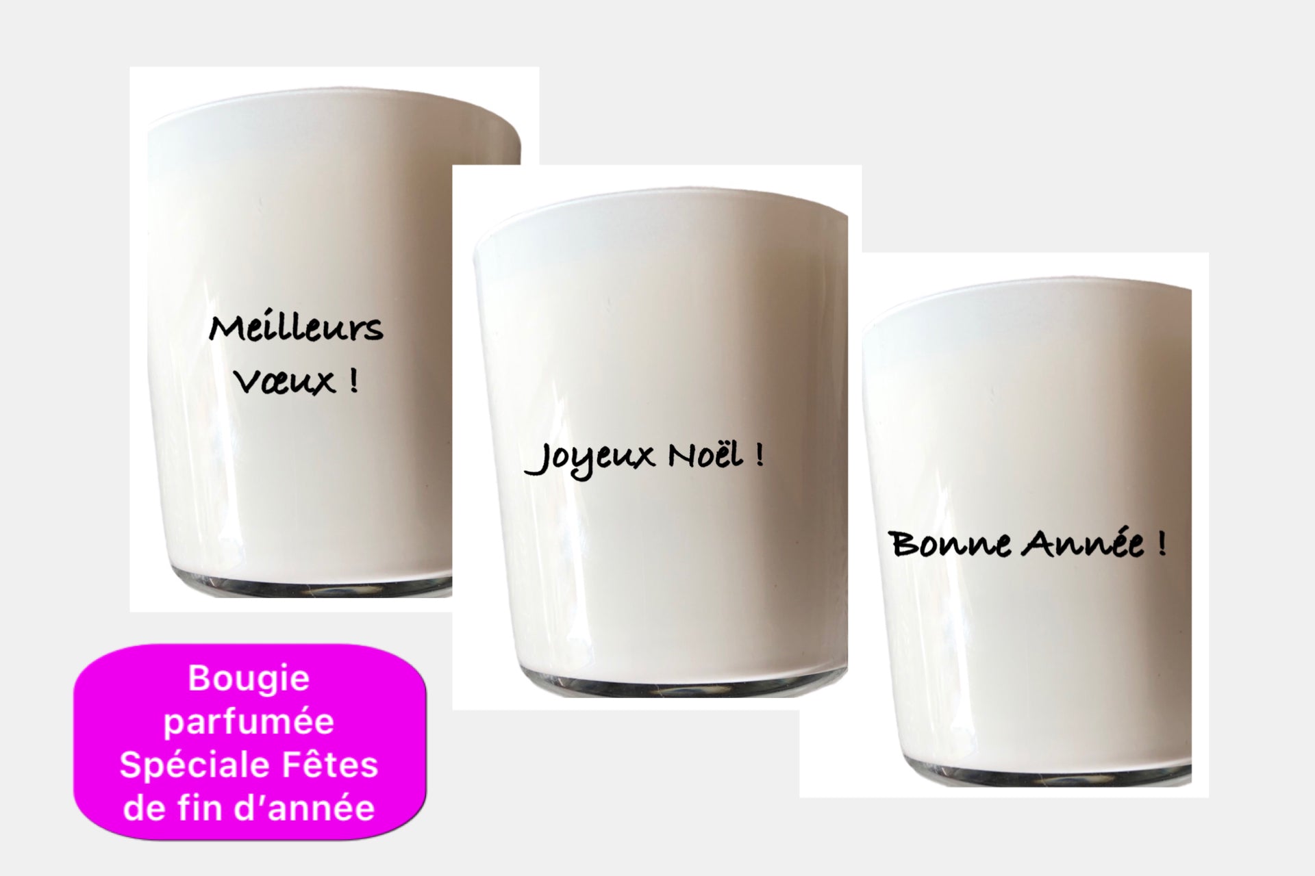 Bougie-Message (avec ou sans bijou inclus : voir les options possibles)
