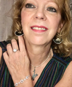 Boucles d’oreilles « Éventail »