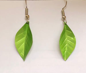 Boucles d’oreilles forme « Feuille »