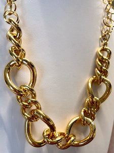 Collier en argent 925, plaqué or