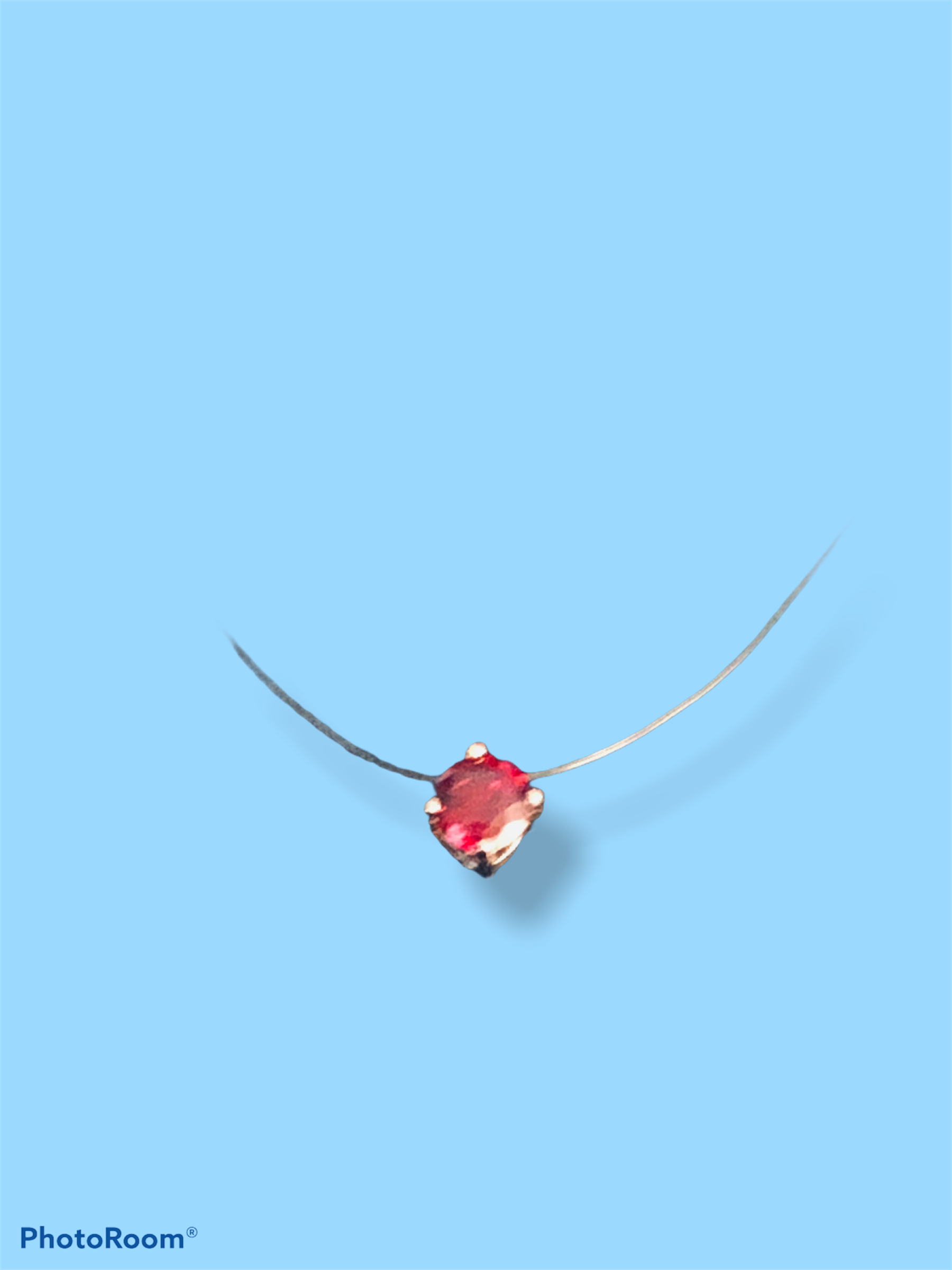 Pendentif 1 Brillant sur fil de nylon