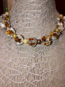 Collier « Boules Fleurs »