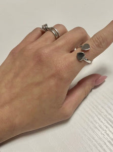 Bagues réglables en argent 925